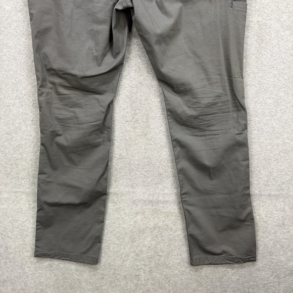 Carhartt Pants Mens 36x30* Steel Grey Force Twill 5 Pocket Relaxed Work Utility - Picture 6 of 12